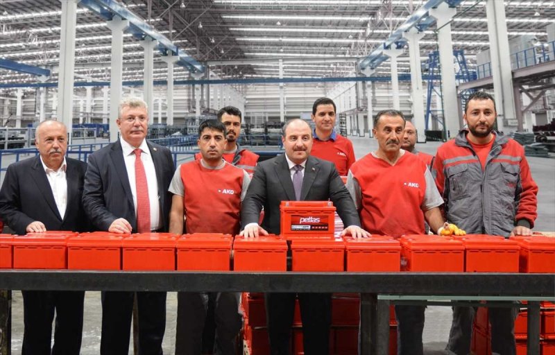 Sanayi Ve Teknoloji Bakanı Varank'tan, Ako Akü Fabrikasına Ziyaret