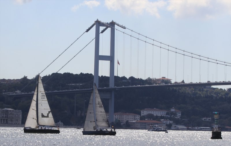 İstanbul Boğazı'nda Yelken Şöleni