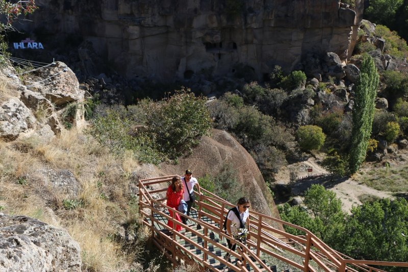 Ihlara Vadisi'ne Ziyaretçi Akını