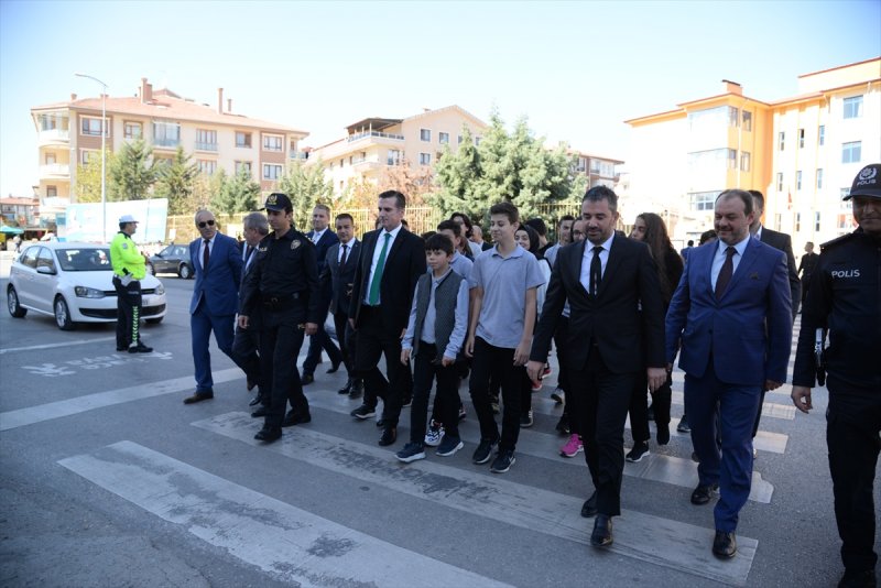 Pursaklar'da Yaya Önceliği Uygulaması Yapıldı