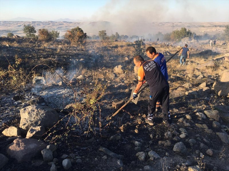 Aksaray'da Orman Yangını