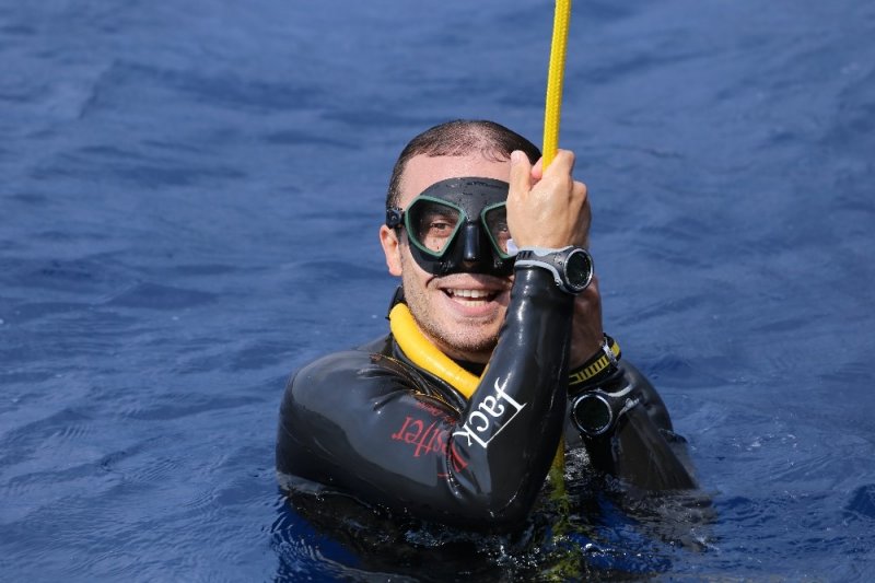 Engelli Dalış Sporcusu Mustafa Beyaz’dan Dünya Rekoru