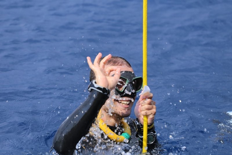 Engelli Dalış Sporcusu Mustafa Beyaz’dan Dünya Rekoru