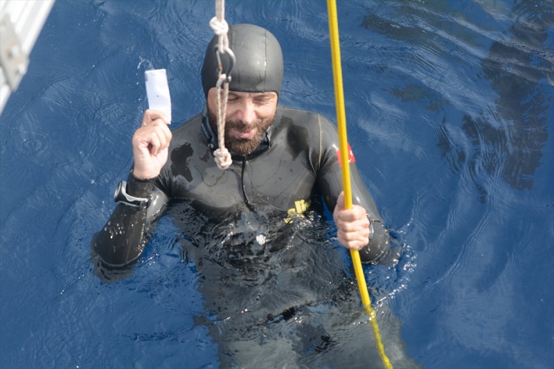 Kaş'ta Serbest Dalış Ve Paletli Yüzme Şenliği