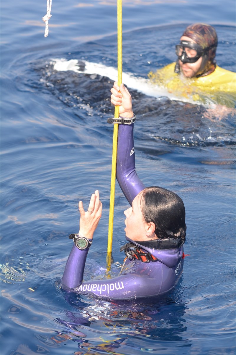 Kaş'ta Serbest Dalış Ve Paletli Yüzme Şenliği