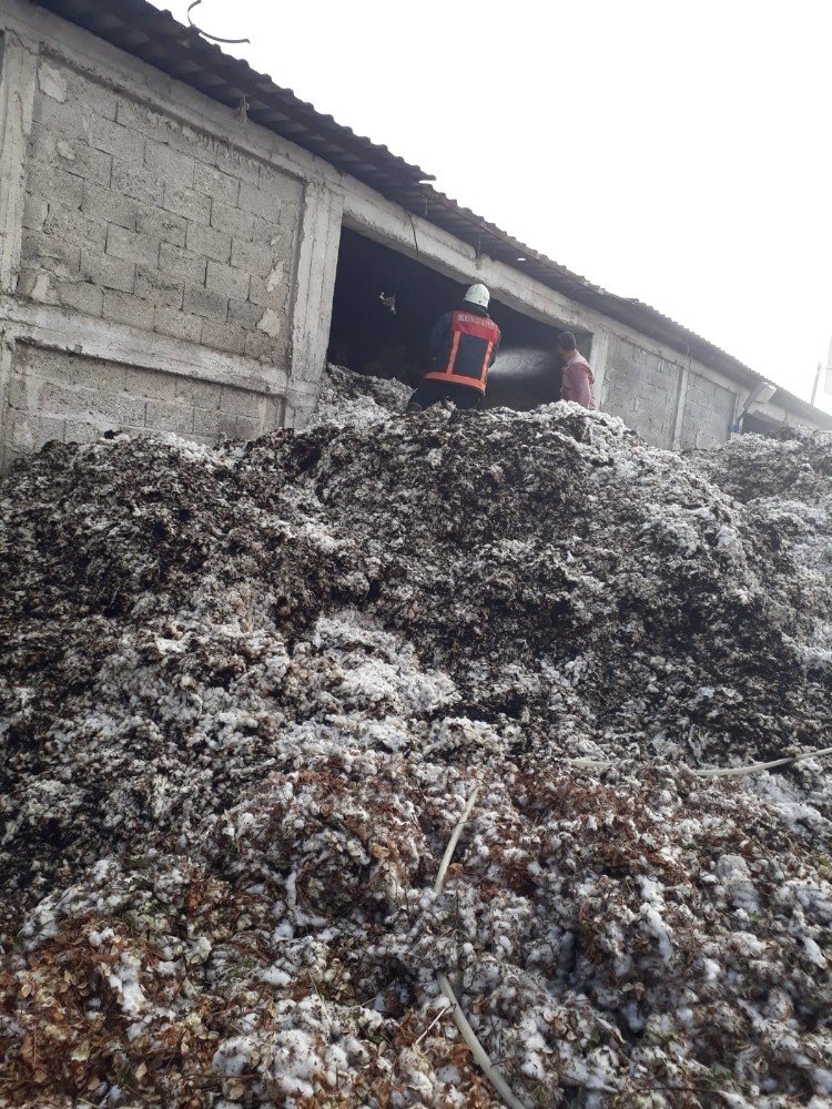 Pamuk Fabrikasında Yangın