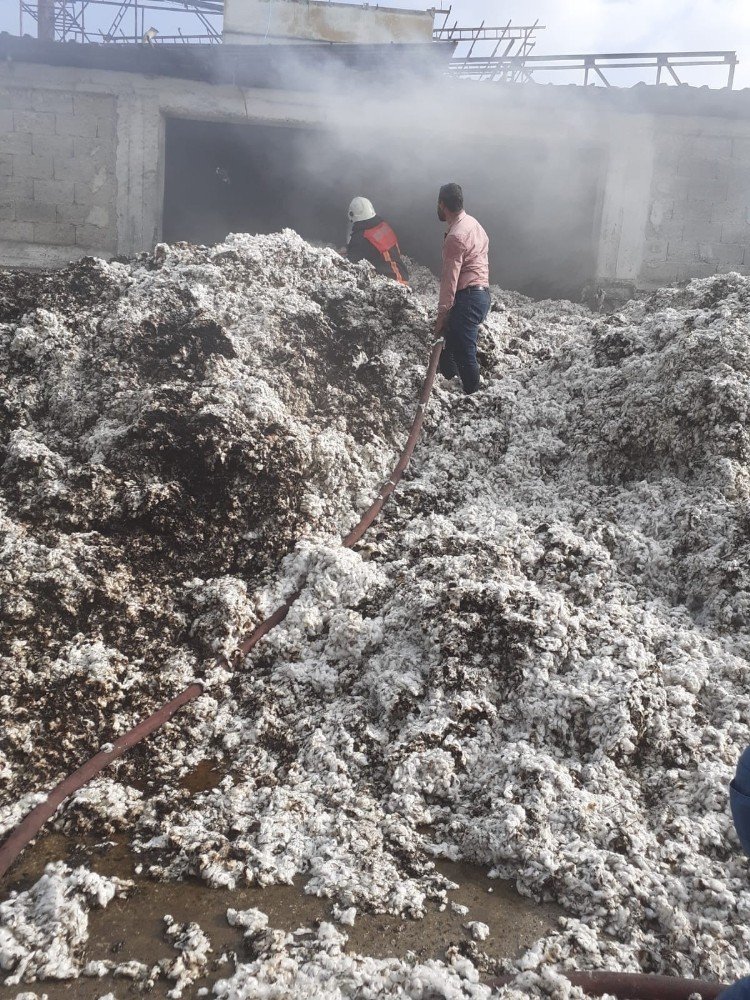 Pamuk Fabrikasında Yangın