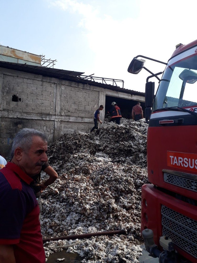 Pamuk Fabrikasında Yangın