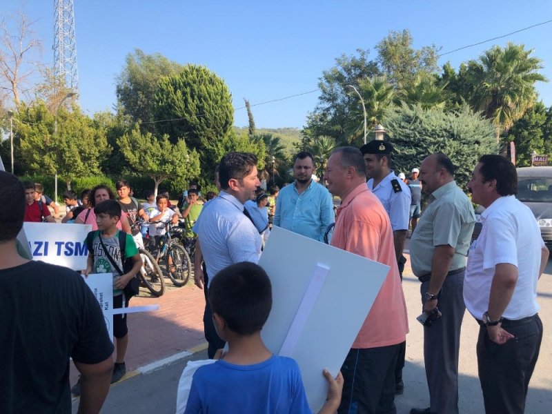 Mersin'in Bozyazı İlçesinde, Sağlık İçin Yürüdüler