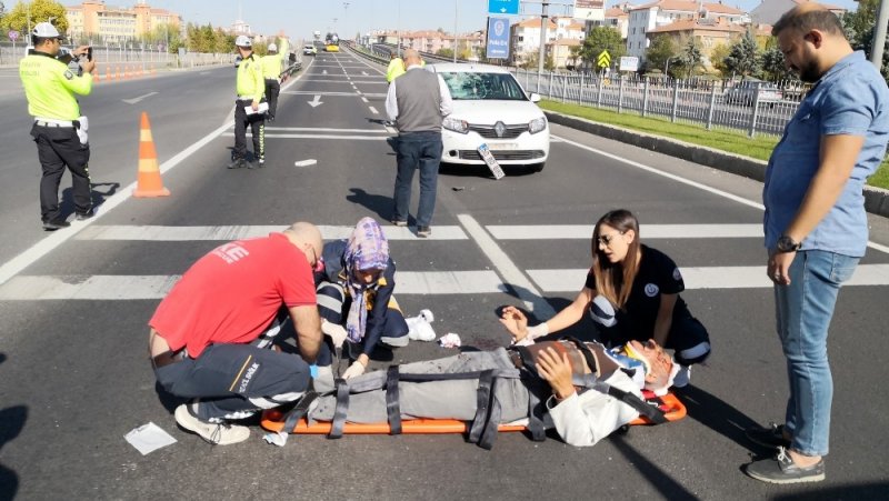 Kazada Yaralanan Yaşlı Adam Polise Bisikletini Sordu