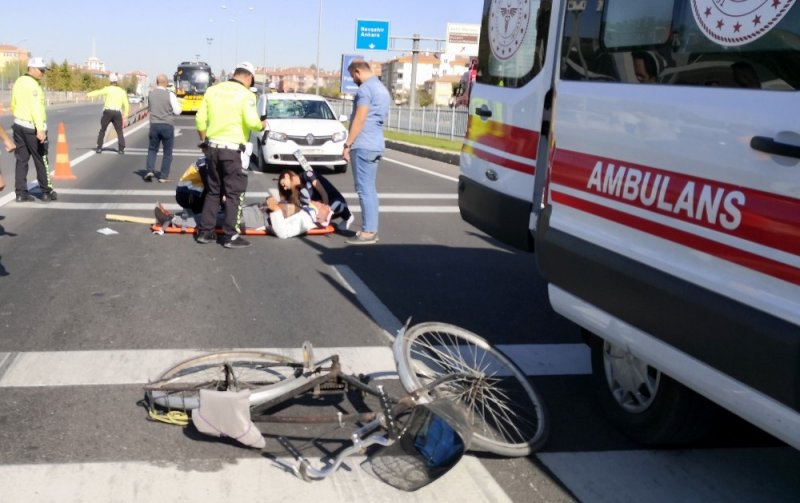 Kazada Yaralanan Yaşlı Adam Polise Bisikletini Sordu