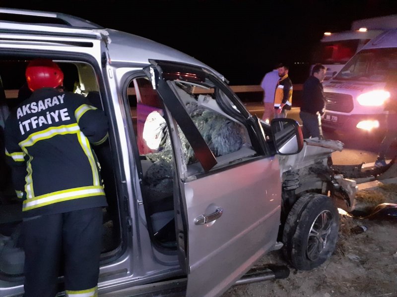 Aksaray'da Trafik Kazası: 1 Yaralı