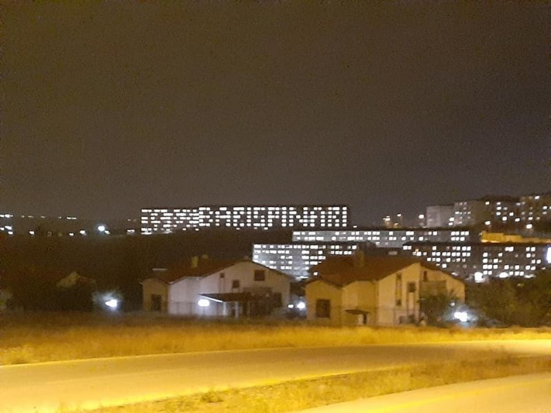 Üniversite Öğrencilerinden Barış Pınarı Harekatı’na Işıklı Destek