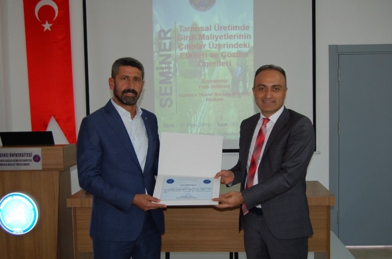 Tarımsal Üretimde Maliyetler Konuşuldu