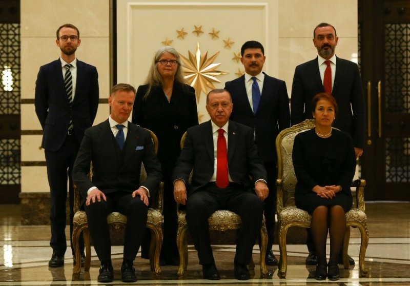 Cumhurbaşkanı Erdoğan, Finlandiya Büyükelçisini Kabul Etti