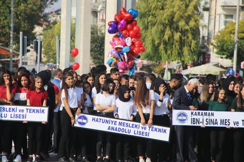 Karaman’da Cumhuriyet Bayramı Coşkuyla Kutlandı