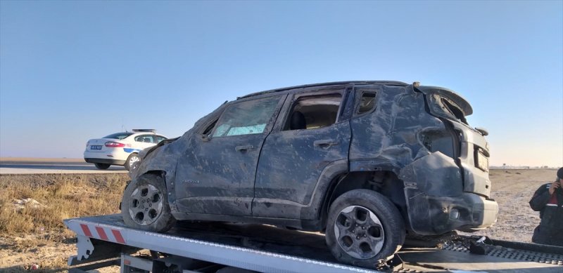 Aksaray'da Cip Devrildi: 5 Yaralı