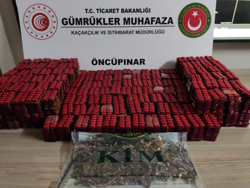 Gümrük Muhafaza 24 Bin Adet Kaçak İlaç Ele Geçirdi