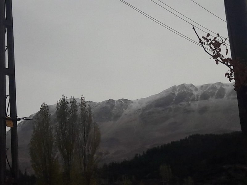 Akdağ'a Yılın İlk Karı Yağdı