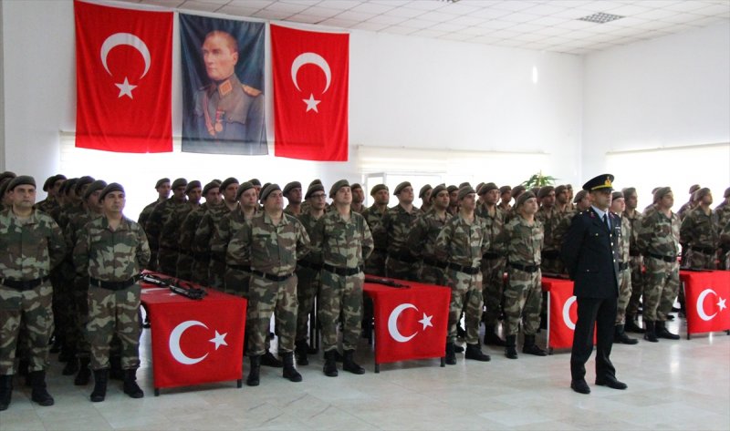 Kayseri'de Eğitimlerini Tamamlayan Bedelli Askerler Yemin Etti