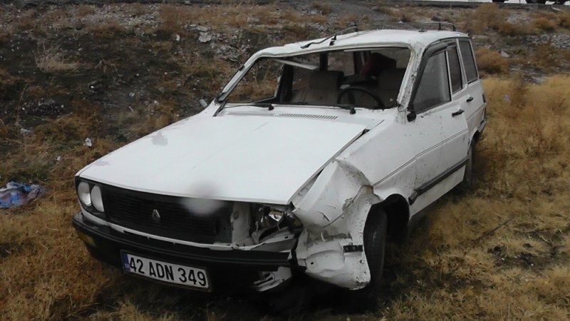 Köpeğe Çarpan Otomobil Şarampole Yuvarlandı: 4 Yaralı