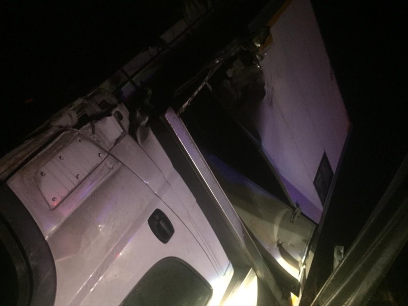 Devrilen Kamyonetteki Yarış Atı Telef Oldu