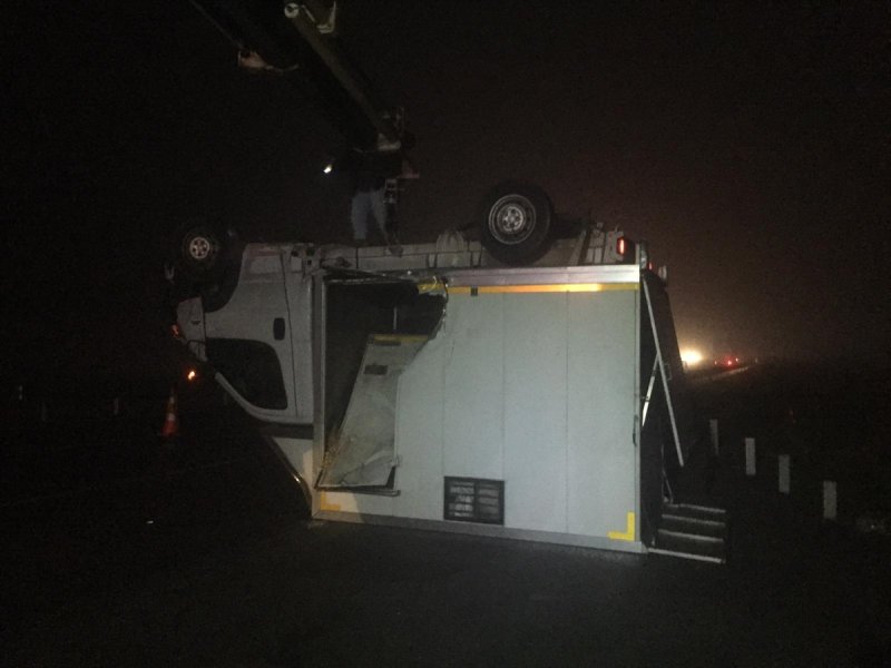 Devrilen Kamyonetteki Yarış Atı Telef Oldu