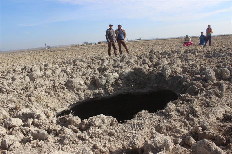 Karapınar ve Çevresinde Obruk Oluşumu Devam Ediyor