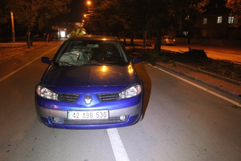Konya'da Otomobilin Çarptığı Yaya Hayatını Kaybetti