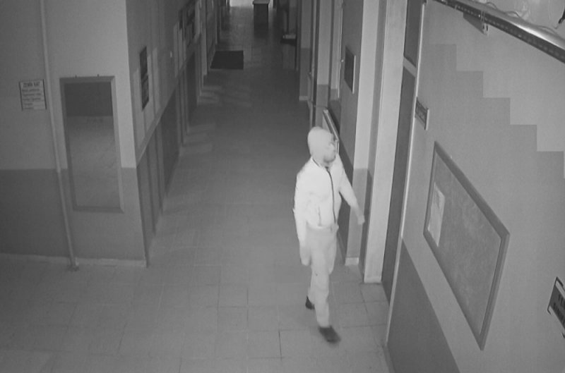 Karaman'da Okulda Hırsızlık Güvenlik Kamerasında