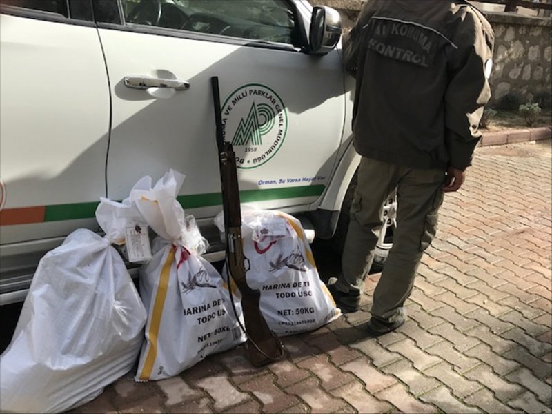 Karaman'da Kaçak Avcılara Ceza