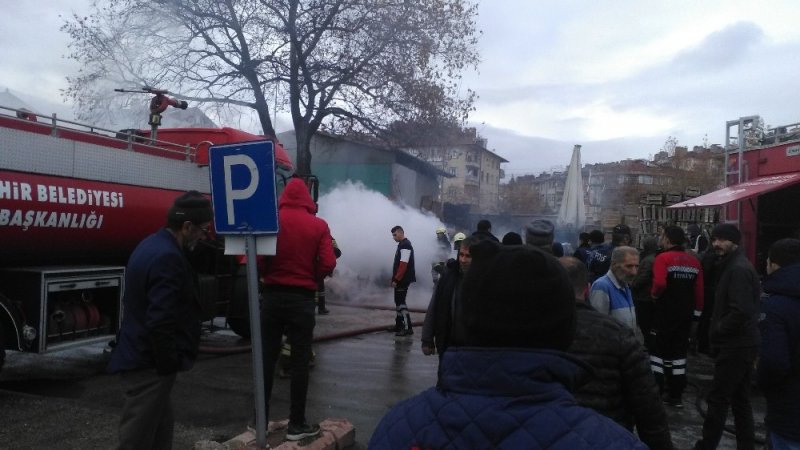 Sebze Halinde Yangın Paniği