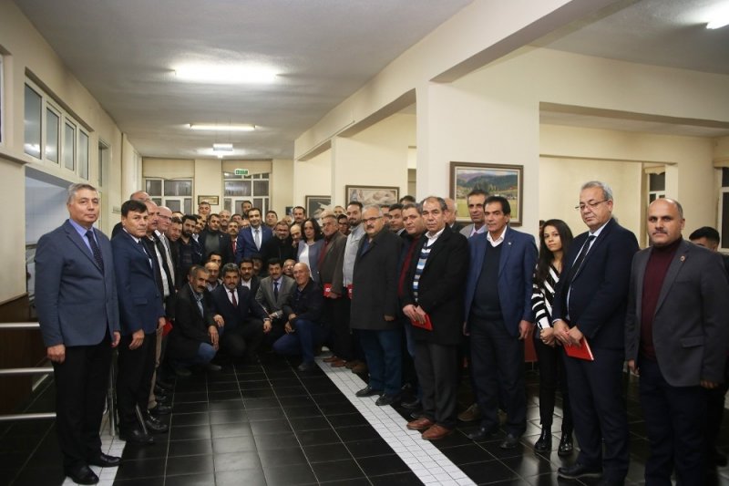 Karaman'da Muhtarlar Belediyeye Misafir Oldu