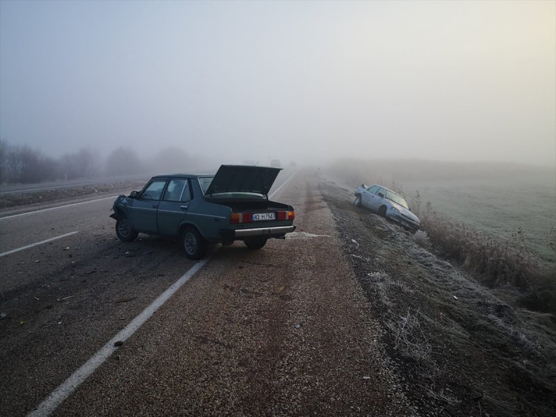 Konya'da Zincirleme Trafik Kazası: 8 Yaralı