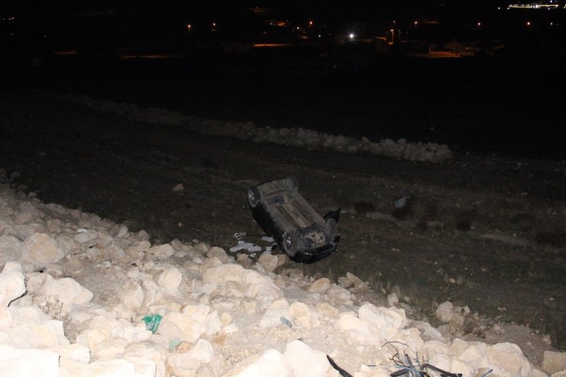 Karaman’da Otomobil Şarampole Takla Attı: 1 Yaralı