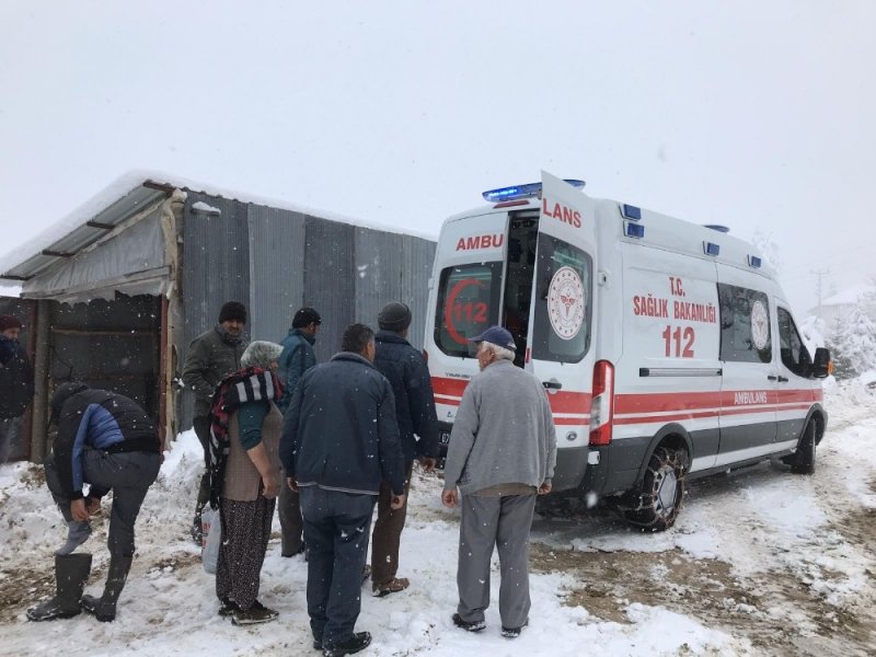 Antalya’da Yaşlı Kadına Kurtarma Operasyonu