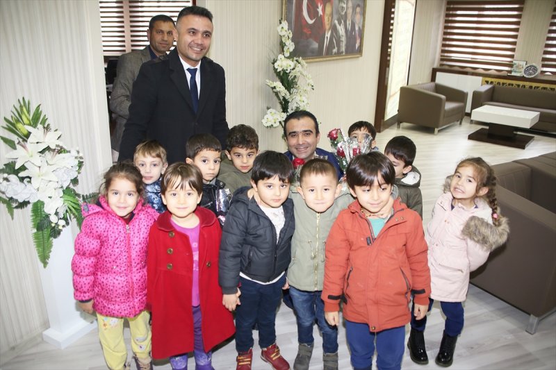 Anaokulu Öğrencilerinin Karaman Belediyesini Ziyareti