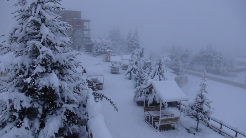 Taşeli Bölgesinde Yoğun Kar Yağışı Hayatı Olumsuz Etkiliyor