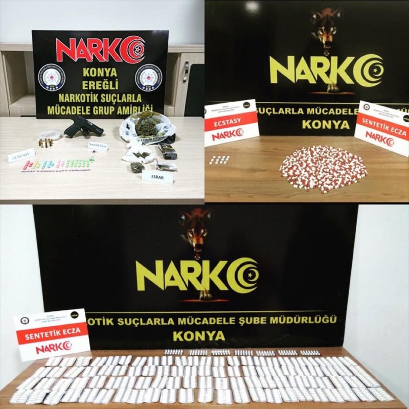 Konya'da Uyuşturucu Operasyonunda 12 Kişi Gözaltına Alındı