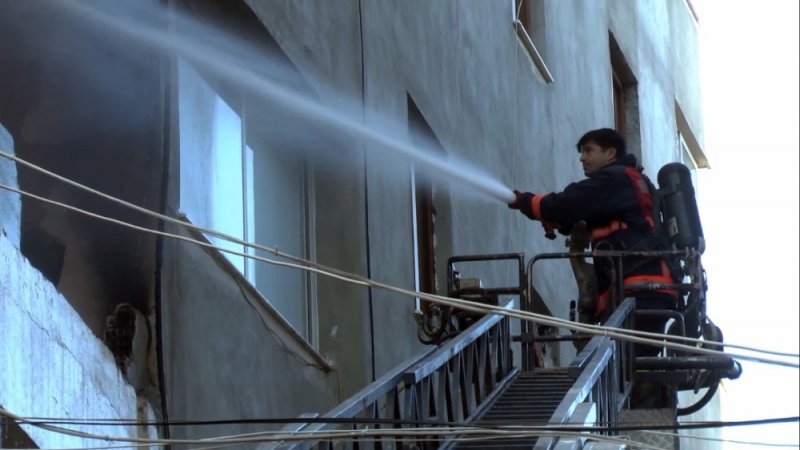 Erdemli'de Yangın Paniği