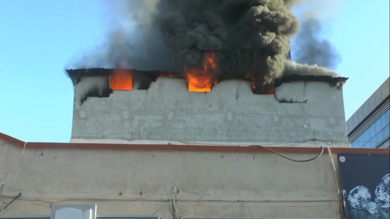 Erdemli'de Yangın Paniği