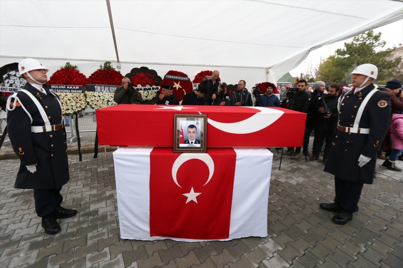 Van'daki Çığ Felaketinde Şehit Olan Uzman Onbaşı Süslü, Son Yolculuğuna Uğurlandı