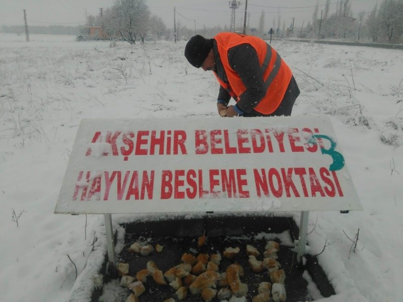 Akşehir’de Kar Temizliği Çalışmaları