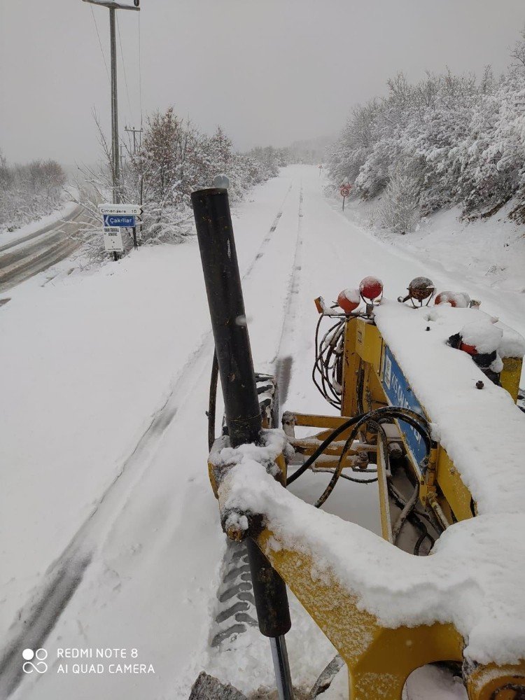 Akşehir’de Kar Temizliği Çalışmaları