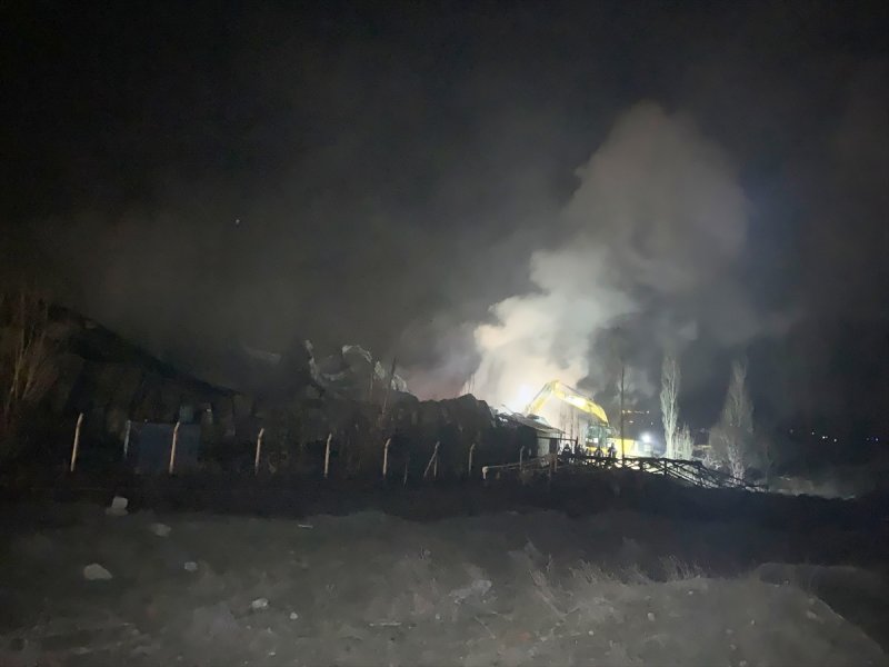 Ankara Akyurt’ta Fabrikada Çıkan Yangın Söndürüldü