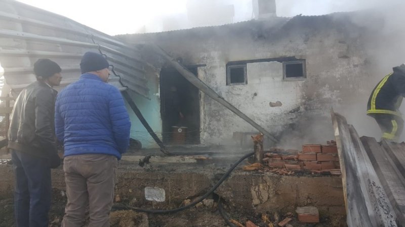 Karaman’da Ev Yangını Korkuttu
