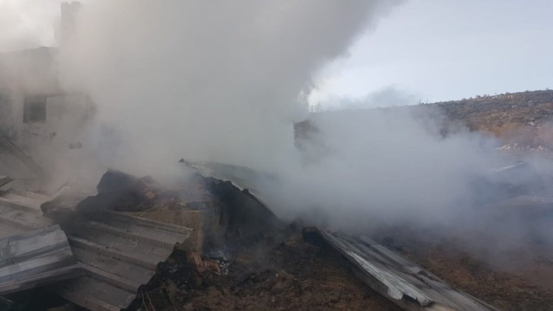 Karaman’da Ev Yangını Korkuttu