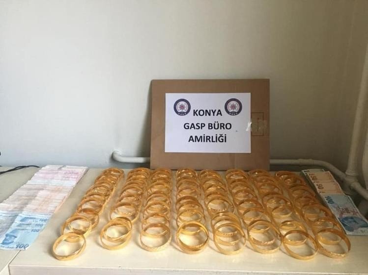 Konya’da Kuyumcu Soygununda İsim Hırsızları Yakalattı