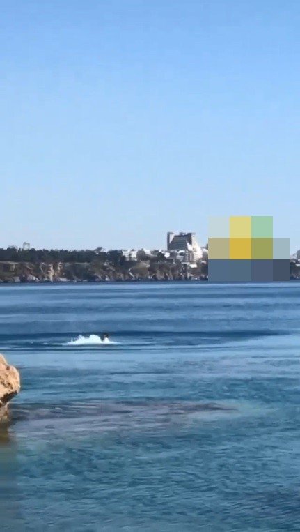 Antalya'da Yürekleri Ağza Getiren Atlayış