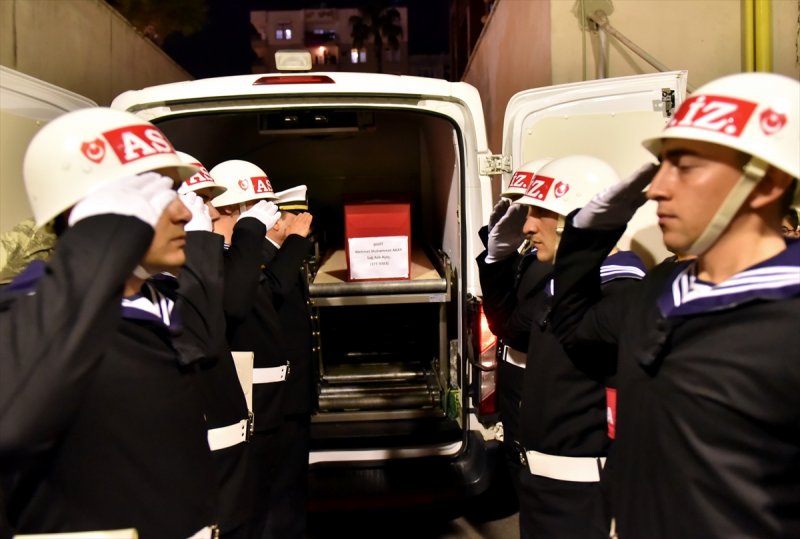 İdlib Şehitleri Memleketleri Mersin'e Getirildi